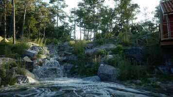 Free download PhoenixFD - TyFlow - Cabin By The Stream - Full CGI By KW Studio video and edit with RedcoolMedia movie maker MovieStudio video editor online and AudioStudio audio editor onlin