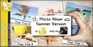 Free download Photo Album Summer Version | After Effects Project Files - Videohive template video and edit with RedcoolMedia movie maker MovieStudio video editor online and AudioStudio audio editor onlin