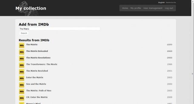 Download web tool or web app php4dvd - movie database Download web tool or web app php4dvd - movie database