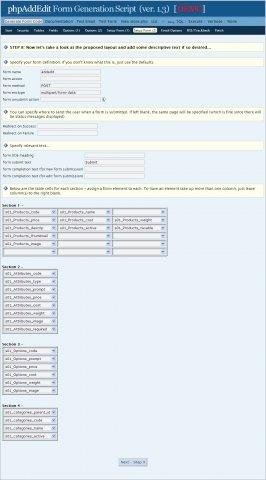 Download web tool or web app phpAddEdit Form Generator