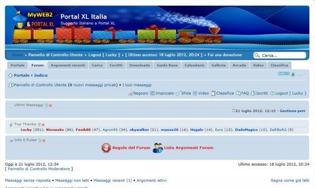 Download web tool or web app phpBB3.0.x Portal XL 5.0 italian Download web tool or web app phpBB3.0.x Portal XL 5.0 italian