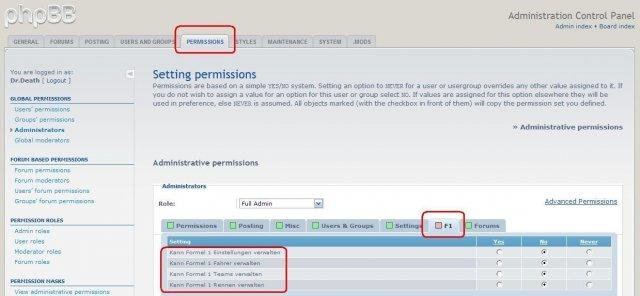 Download web tool or web app phpBB3 Formular 1 WebTipp
