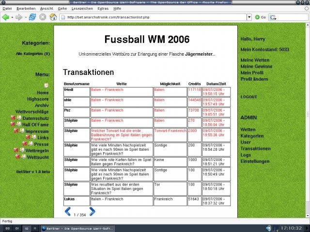Download web tool or web app PHP Betoffice - Betster