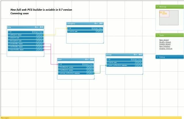 Download web tool or web app php Class Generator - PCG