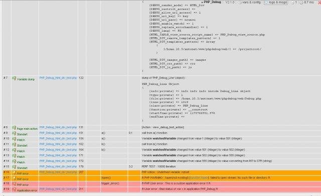 Download web tool or web app PHP_Debug