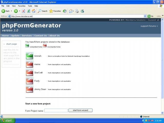 Download web tool or web app phpformgenerator