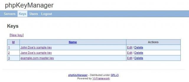 Download web tool or web app phpKeyMgr Download web tool or web app phpKeyMgr