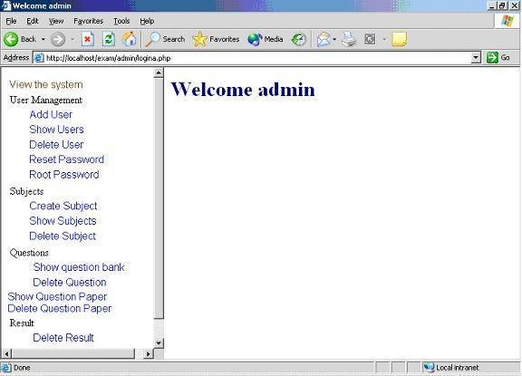 Download web tool or web app PHPMYEXAM