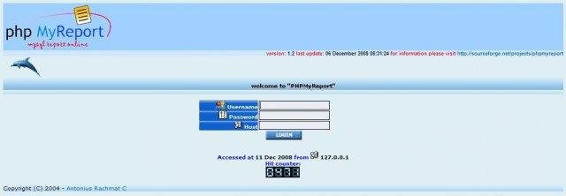 Download web tool or web app PHPMyReport Download web tool or web app PHPMyReport