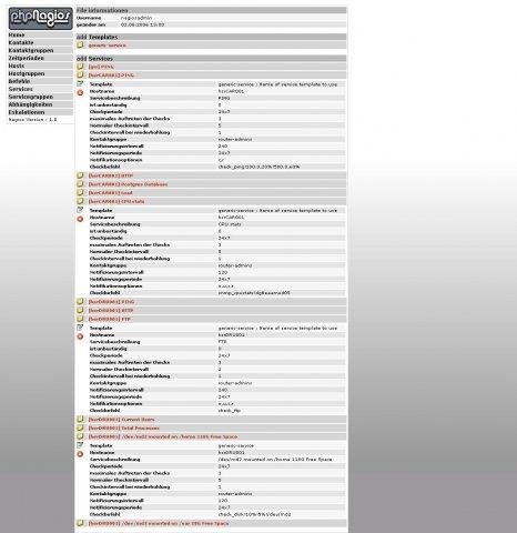 Download web tool or web app phpNagios