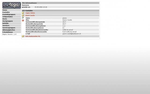 Download web tool or web app phpNagios