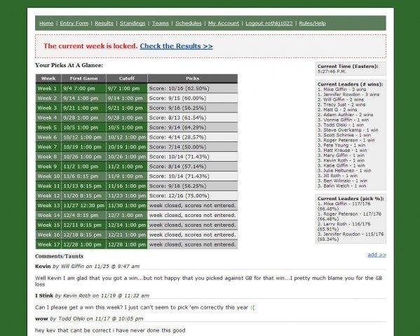 Download web tool or web app PHP Pick Em Download web tool or web app PHP Pick Em