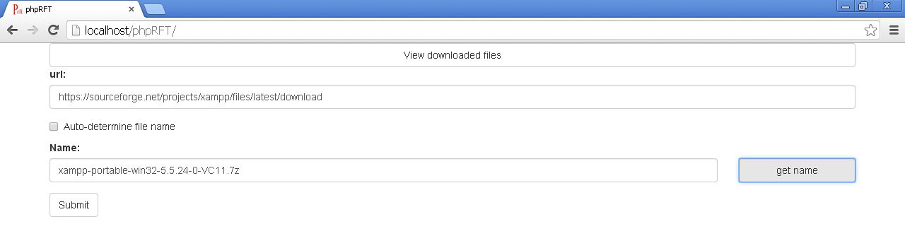 Download web tool or web app phpRFT Download web tool or web app phpRFT