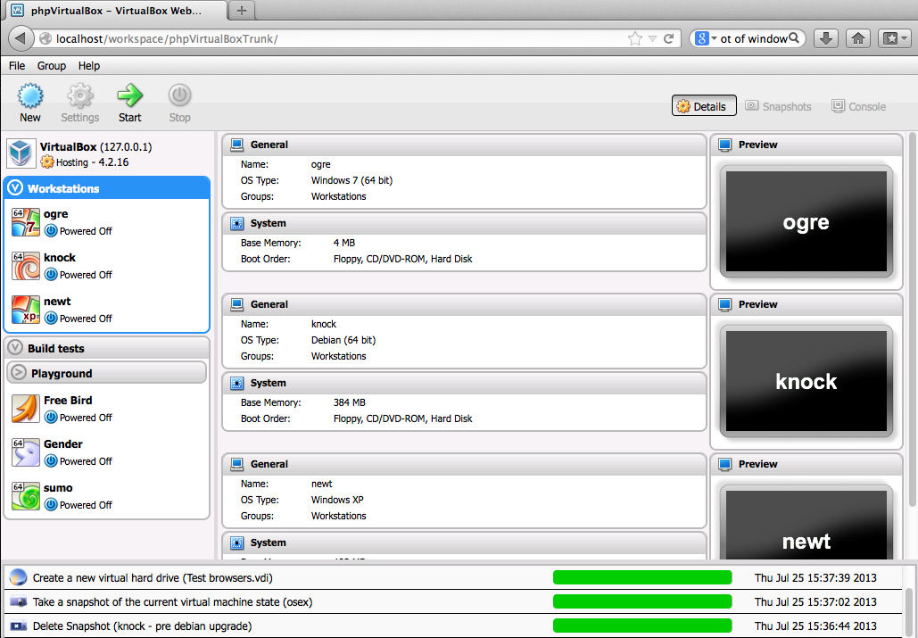 Download web tool or web app phpVirtualBox Download web tool or web app phpVirtualBox