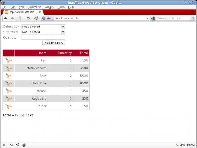 Download web tool or web app php virtual table Download web tool or web app php virtual table