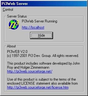 Download web tool or web app Pi3Web