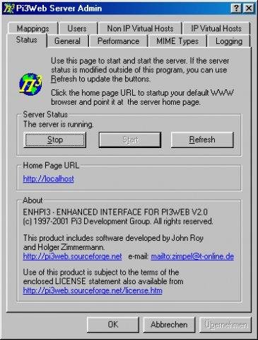 Download web tool or web app Pi3Web