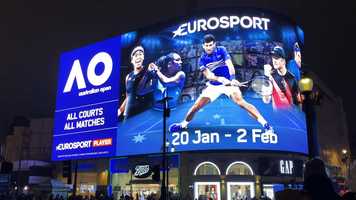 Free download Piccadilly Lights, Eurosport Australian Open ad video and edit with RedcoolMedia movie maker MovieStudio video editor online and AudioStudio audio editor onlin