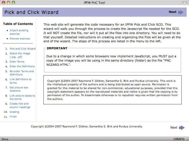 Download web tool or web app Pick and Click