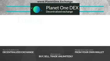 Free download Planet One Decentralised Exchange (DEX) Goes Live on Tron Blockchain video and edit with RedcoolMedia movie maker MovieStudio video editor online and AudioStudio audio editor onlin