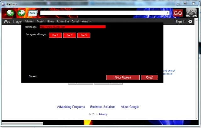 Download web tool or web app Platinum