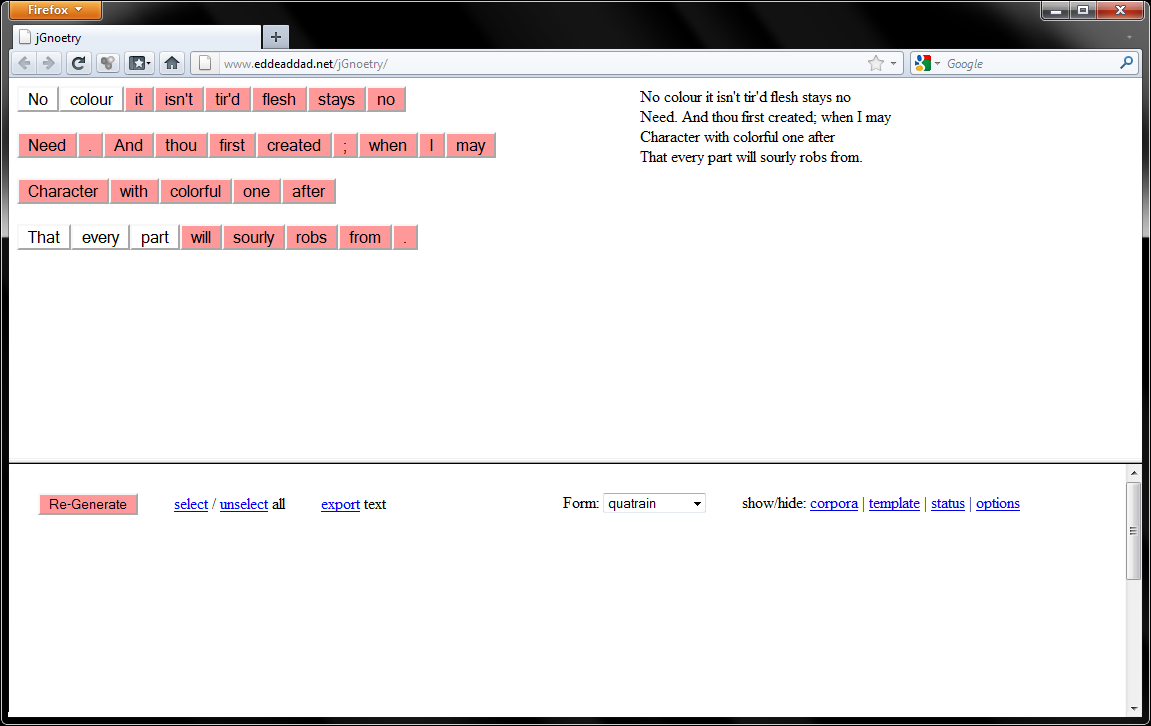 Download web tool or web app Poetry Generators Download web tool or web app Poetry Generators
