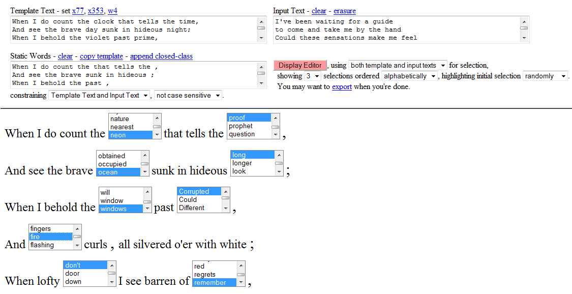 Download web tool or web app Poetry Generators Download web tool or web app Poetry Generators