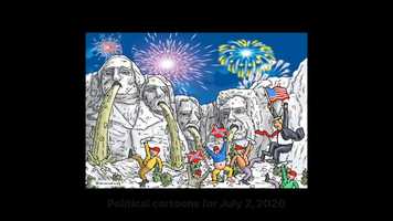 Free download Political cartoons for July 3, 2020 video and edit with RedcoolMedia movie maker MovieStudio video editor online and AudioStudio audio editor onlin