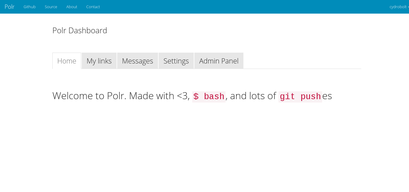 Download web tool or web app Polr URL Shortener Download web tool or web app Polr URL Shortener