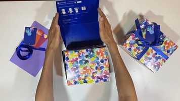 Free download Pop-Up Gift Wrap video and edit with RedcoolMedia movie maker MovieStudio video editor online and AudioStudio audio editor onlin