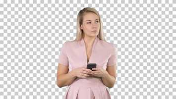 Free download Portrait of smiling young lady reading text message | Stock Footage - Videohive video and edit with RedcoolMedia movie maker MovieStudio video editor online and AudioStudio audio editor onlin