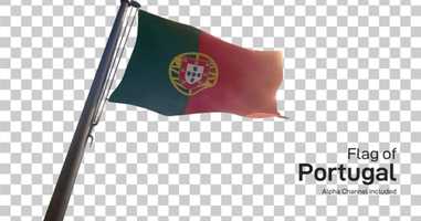 Free download Portugal Flag on a Flagpole with Alpha-Channel | Motion Graphics - Envato elements video and edit with RedcoolMedia movie maker MovieStudio video editor online and AudioStudio audio editor onlin