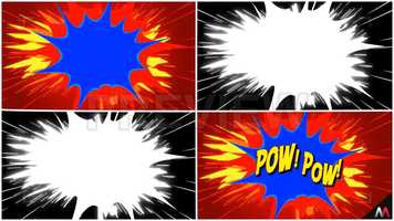 Free download Pow Comic Text Pop Up Stock Motion Graphics video and edit with RedcoolMedia movie maker MovieStudio video editor online and AudioStudio audio editor onlin
