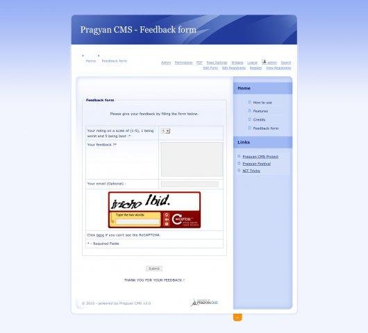 Download web tool or web app Pragyan CMS