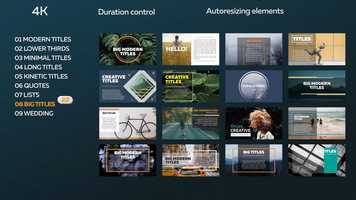 Free download Premiere Pro Template - Titan Titles Animation Pack video and edit with RedcoolMedia movie maker MovieStudio video editor online and AudioStudio audio editor onlin