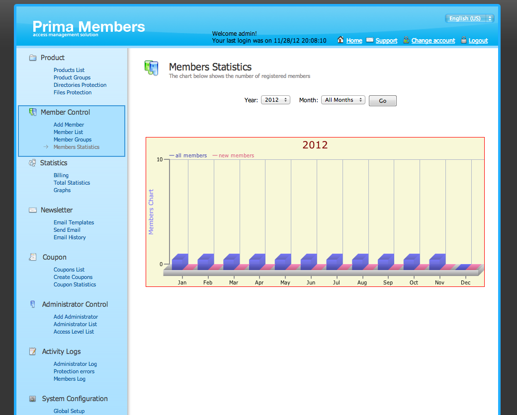 Download web tool or web app Prima Membership