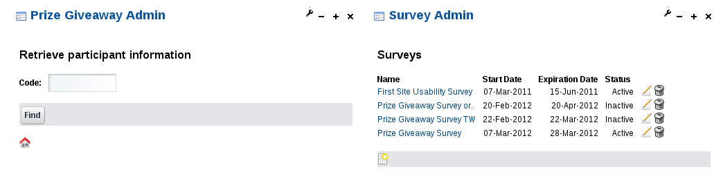 Download web tool or web app Prize Giveaway Portlet Download web tool or web app Prize Giveaway Portlet