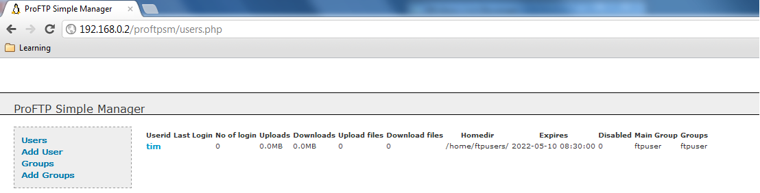 Download web tool or web app ProFTP Simple Manager Download web tool or web app ProFTP Simple Manager