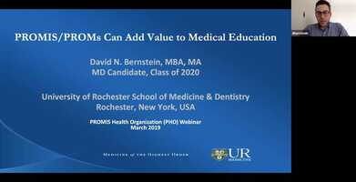 Free download PROMIS/PROMs Can Add Value to Medical Education video and edit with RedcoolMedia movie maker MovieStudio video editor online and AudioStudio audio editor onlin