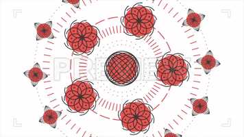 Free download Pulsating Geometric Flowers Stock Motion Graphics video and edit with RedcoolMedia movie maker MovieStudio video editor online and AudioStudio audio editor onlin