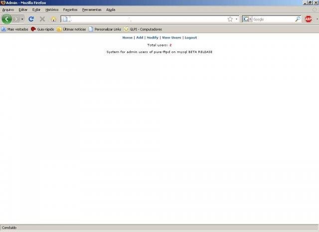 Download web tool or web app Pureweb pure-ftpd admin