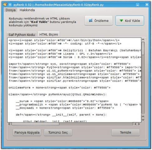 Download web tool or web app pyRenk