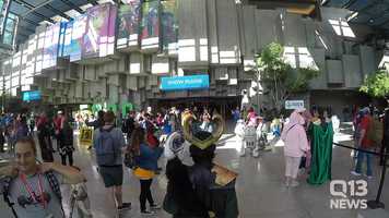 Free download Q13 Emerald City Comic Con 2019 video and edit with RedcoolMedia movie maker MovieStudio video editor online and AudioStudio audio editor onlin