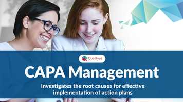 Free download Qualityze CAPA Management System - Best Corrective and Preventive Action Software video and edit with RedcoolMedia movie maker MovieStudio video editor online and AudioStudio audio editor onlin