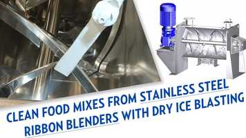 Free download Quickly clean your stainless steel ribbon blenders with Dry Ice Blasting video and edit with RedcoolMedia movie maker MovieStudio video editor online and AudioStudio audio editor onlin