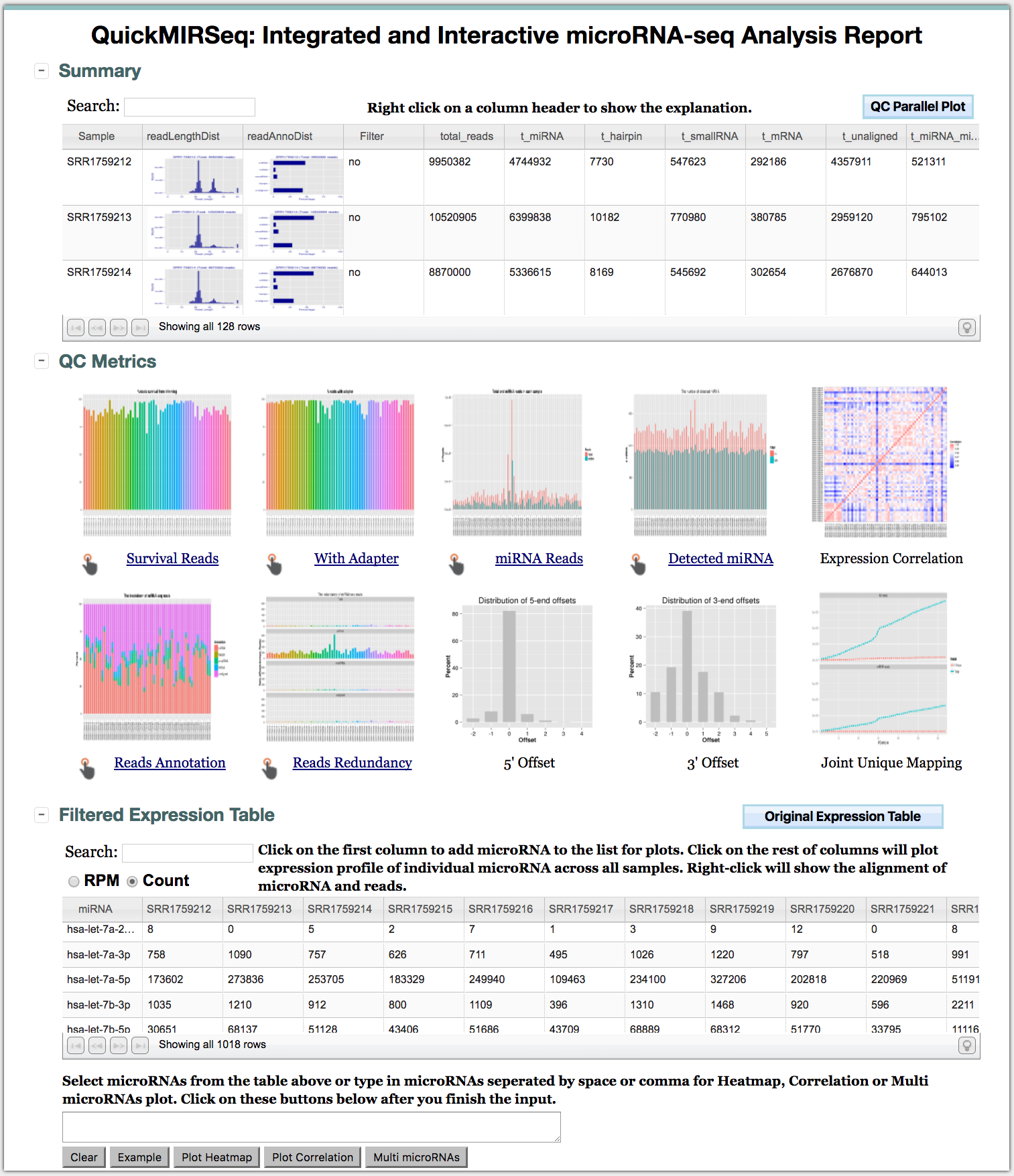 Download web tool or web app QuickMIRSeq Download web tool or web app QuickMIRSeq