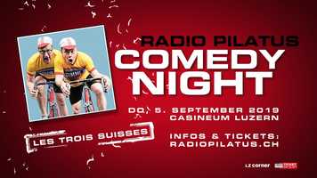 Free download Radio Pilatus - Spot - Comedy Night 05.09.2019 Les Trois Suisses ohne Sponsor im Logo video and edit with RedcoolMedia movie maker MovieStudio video editor online and AudioStudio audio editor onlin