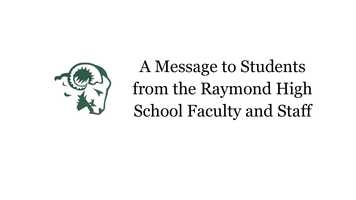 Free download Raymond High School Faculty and Staff Share Positive Message with Students video and edit with RedcoolMedia movie maker MovieStudio video editor online and AudioStudio audio editor onlin