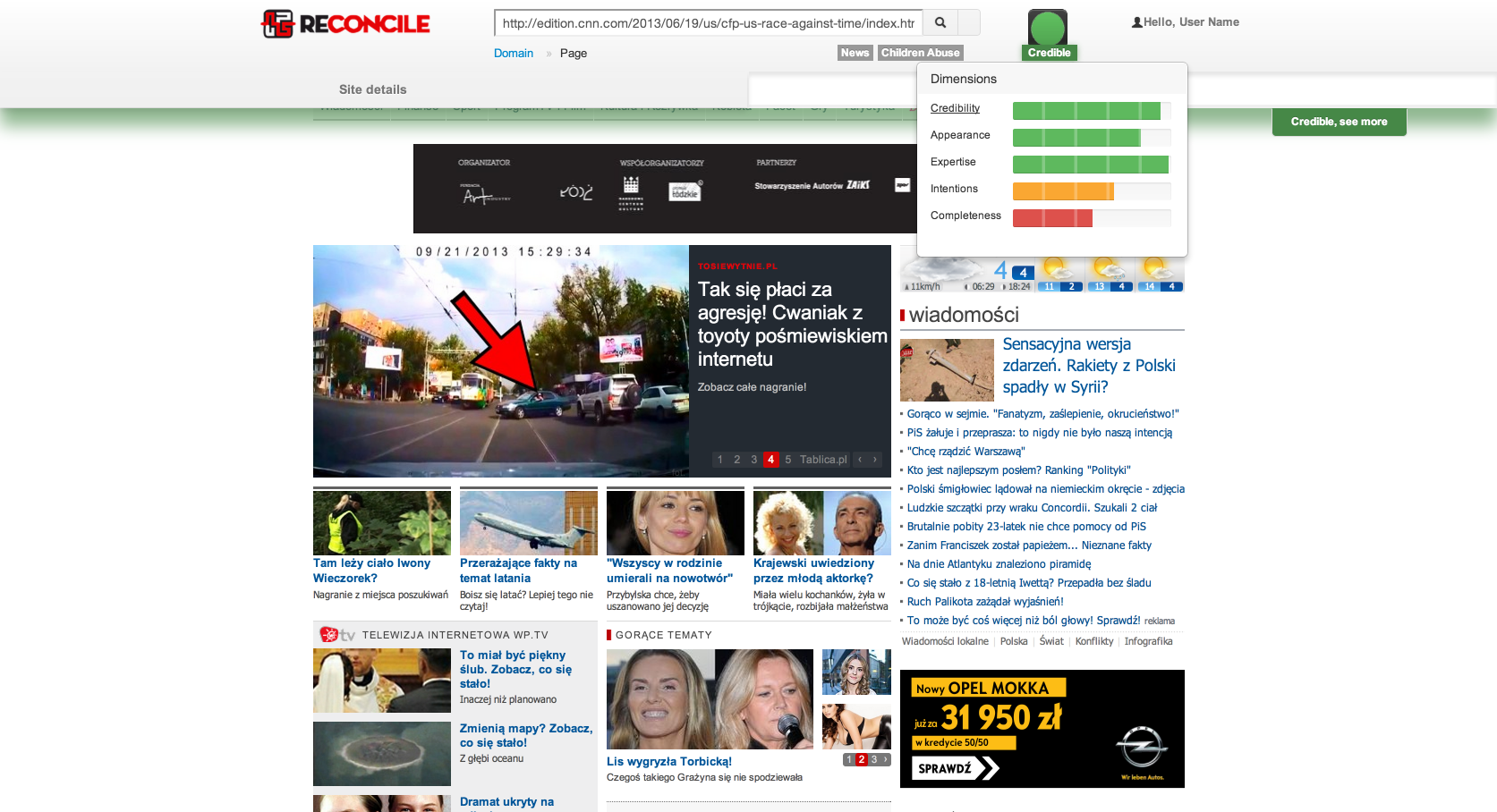 Download web tool or web app Reconcile: Web Credibility Evaluation Download web tool or web app Reconcile: Web Credibility Evaluation