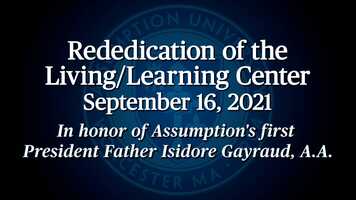Free download Rededication of the Living Learning Center, September 16, 2021 video and edit with RedcoolMedia movie maker MovieStudio video editor online and AudioStudio audio editor onlin